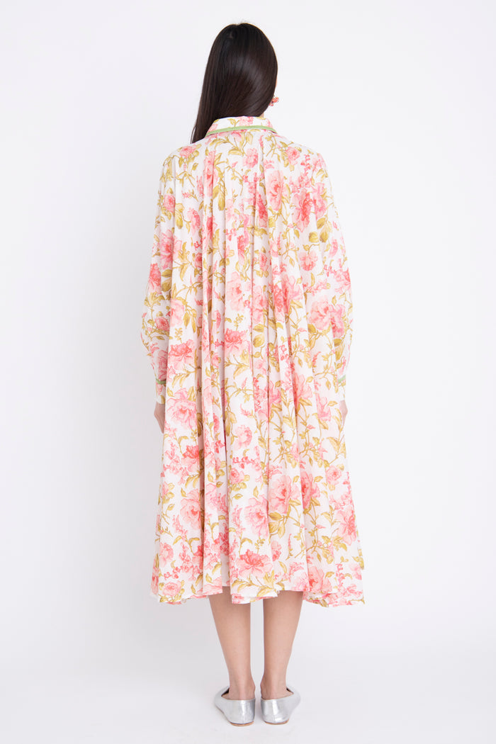 Bahiya Cotton Printed Pink Dress
