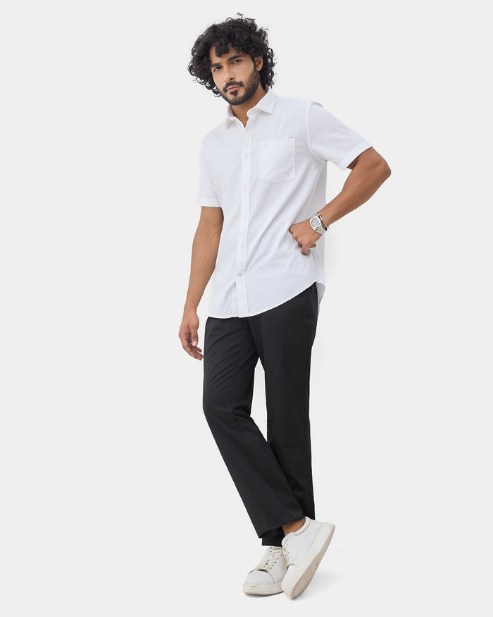 Black Solid Khakis - Bromo