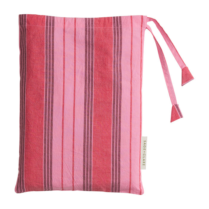 Brigitte Cotton Sheets - Scarlet Flat Sheet / Single