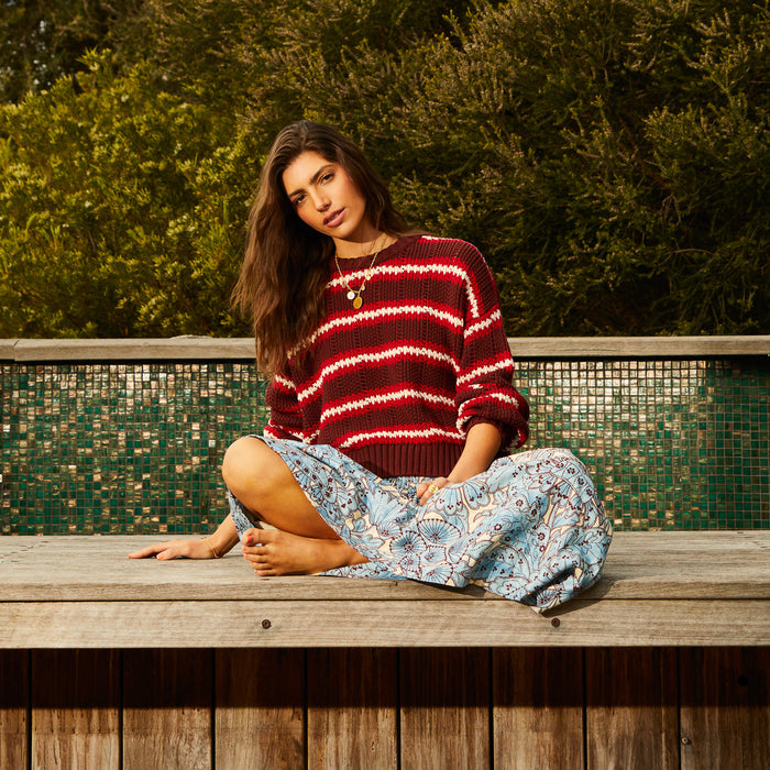 Carmila Knit Jumper - Garnet