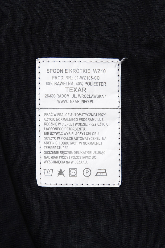 Custom Wide Cargo Shorts / Black
