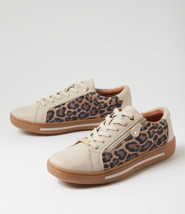 D/F SUPERSOFT EVONE ALMOND /TAN LEOPARD