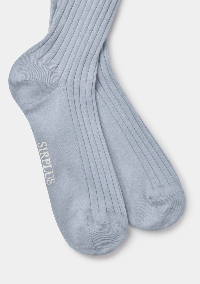 Dusty Blue Dress Socks, Socks - SIRPLUS