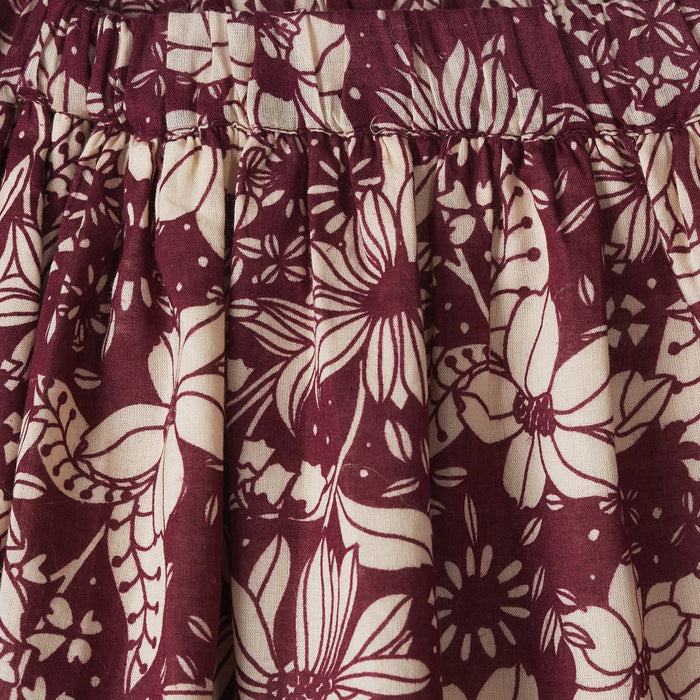 Evette Kids Skirt - Mahogany 3