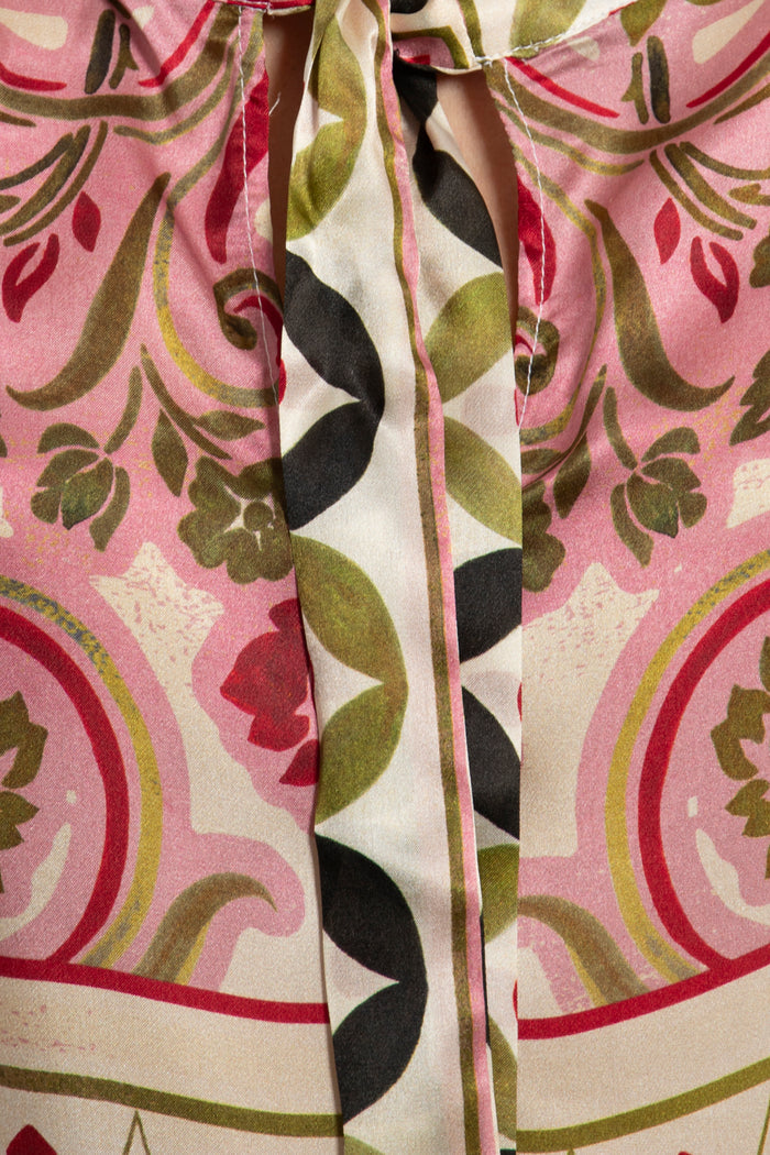Fay Silk Multicolor Kaftan