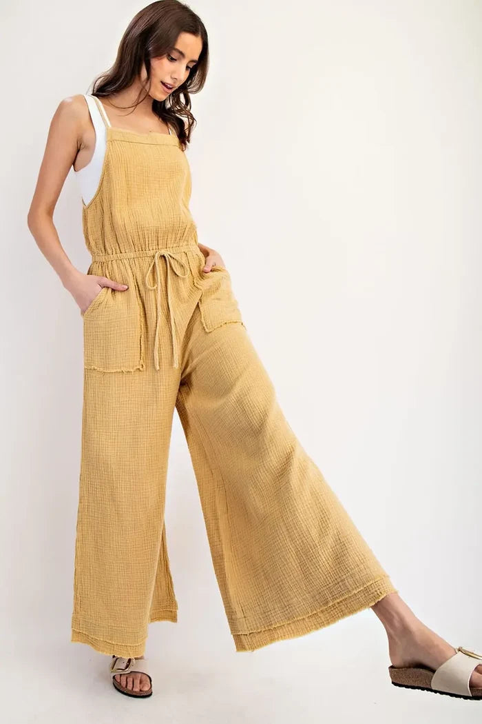 Gauze Jumpsuit