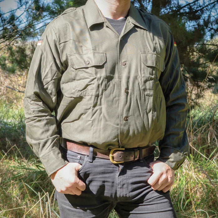 German Army Long Sleeve Shirt - New - German Army Surplus - Basic Shirts