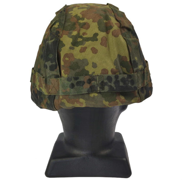 German Army Reversible Flecktarn Helmet Cover - German Army Surplus - Helmets