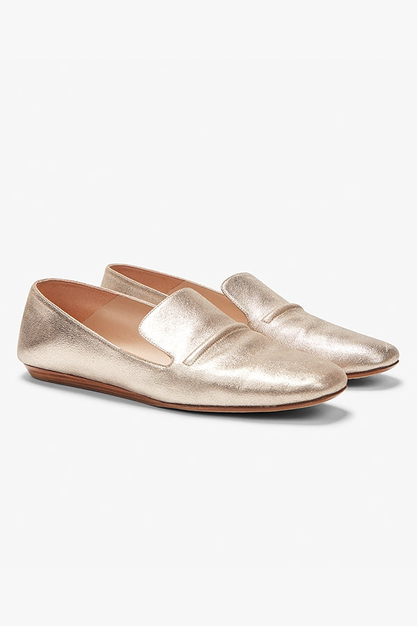 still image of the side and front of the grace loafer in prosecco | Grid | Still | Exclude