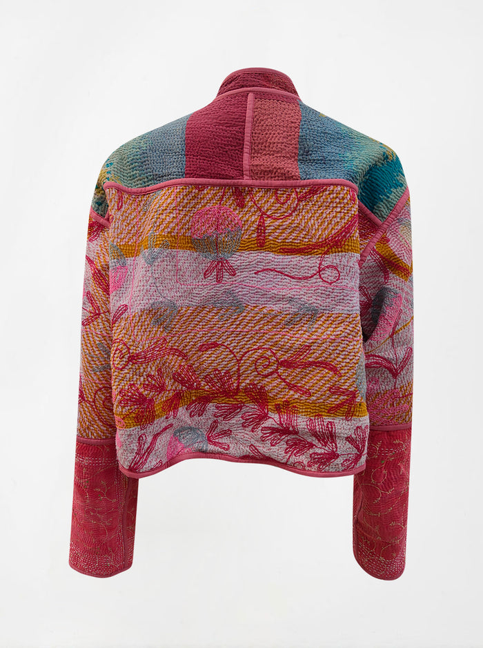 kantha vintage crop jacket anupama (summer)