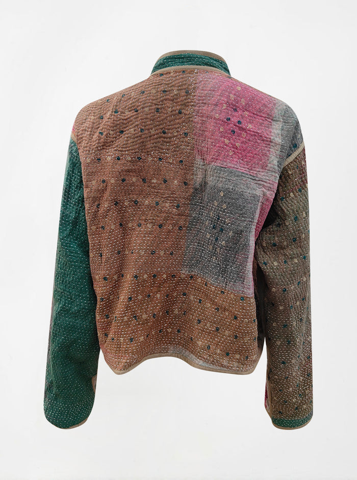 kantha vintage crop jacket ekta (summer)