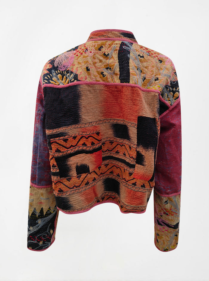 kantha vintage crop jacket gopi (summer)