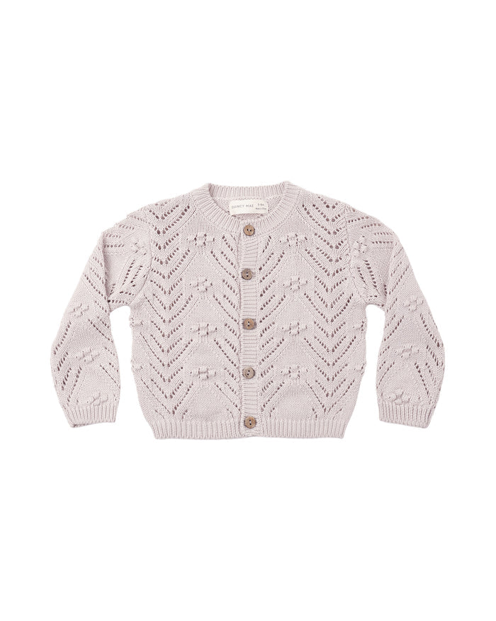 Knit Cardigan || Lilac Mist