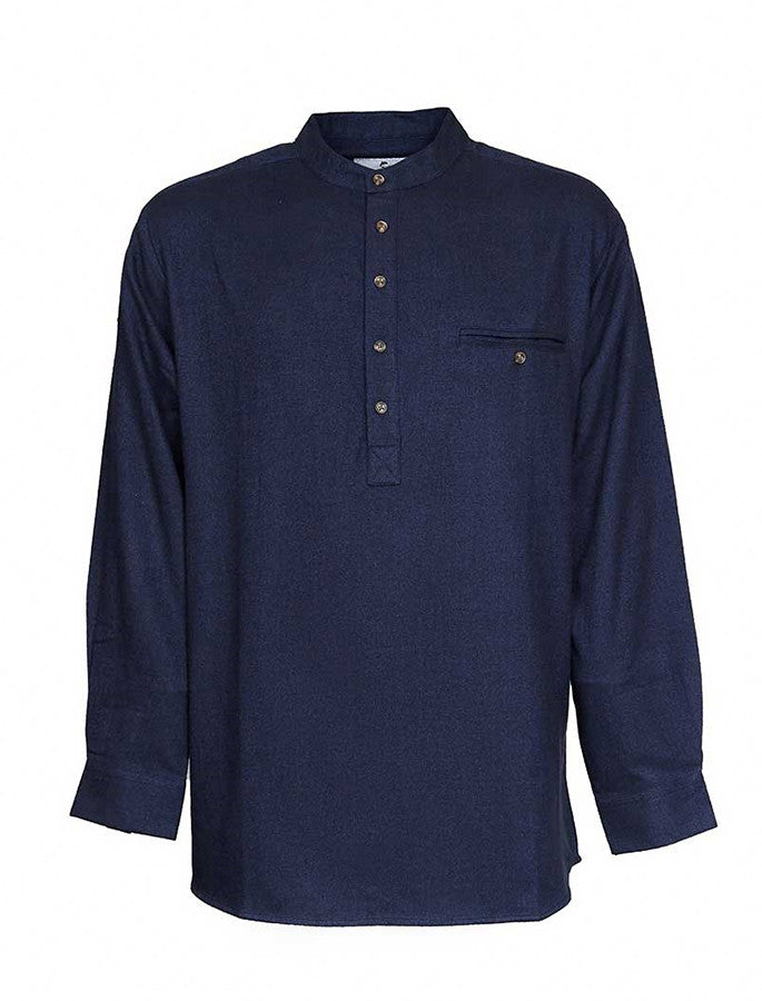 Navy Melange Twill / S