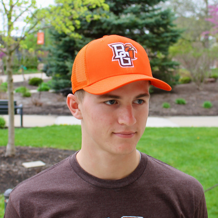Legacy Peekaboo Mid-Pro Snapback Orange Hat