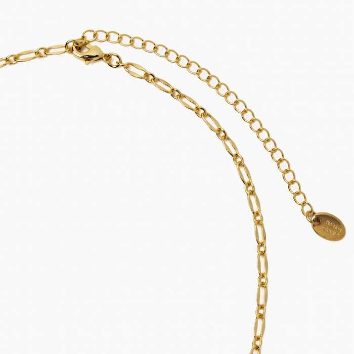 Modern Paperclip Necklace - 18K Gold