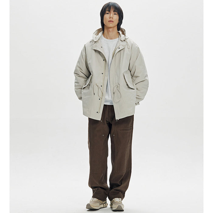 OSCAR FISHTAIL 2 IN 1 JACKET - IVORY