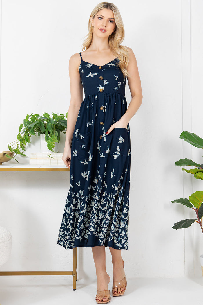 Out Of Town Dress Flock