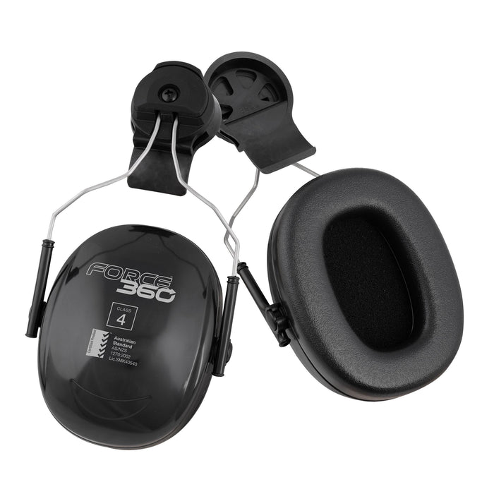 Phase² Cap Attachable Earmuffs - Black HFPR949