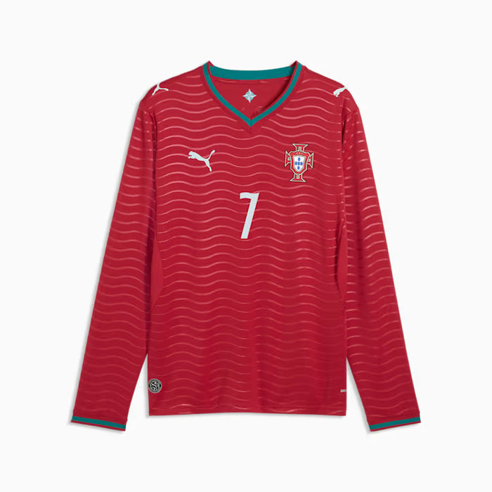PUMA Portugal Men's CR7 Home LS Jersey 2026 - 788142 77