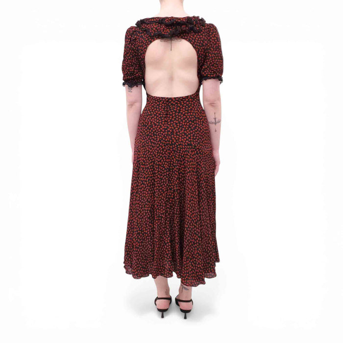 REFORMATION FLORAL LONG DRESS - SIZE 8