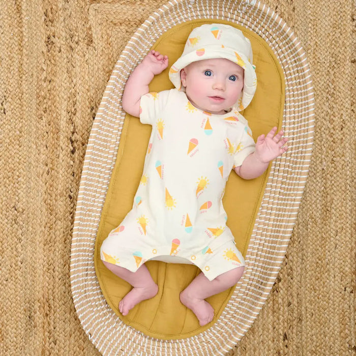 Skiff - Gelato Jersey Baby & Toddler Shorty Playsuit - Wee Bee Baby Boutique