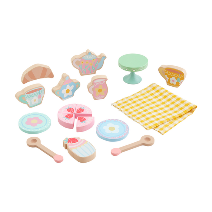 Tea Party Wooden Toy Set - Wee Bee Baby Boutique