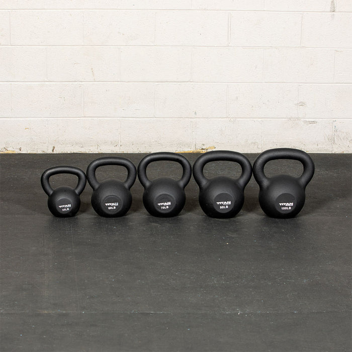 105 LB Set Cast Iron Kettlebells