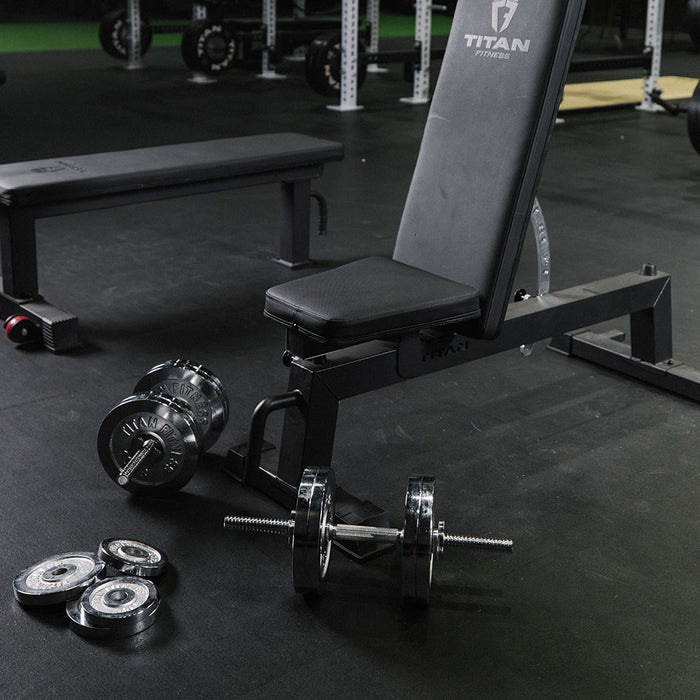 200 LB Set Adjustable Chrome Dumbbells
