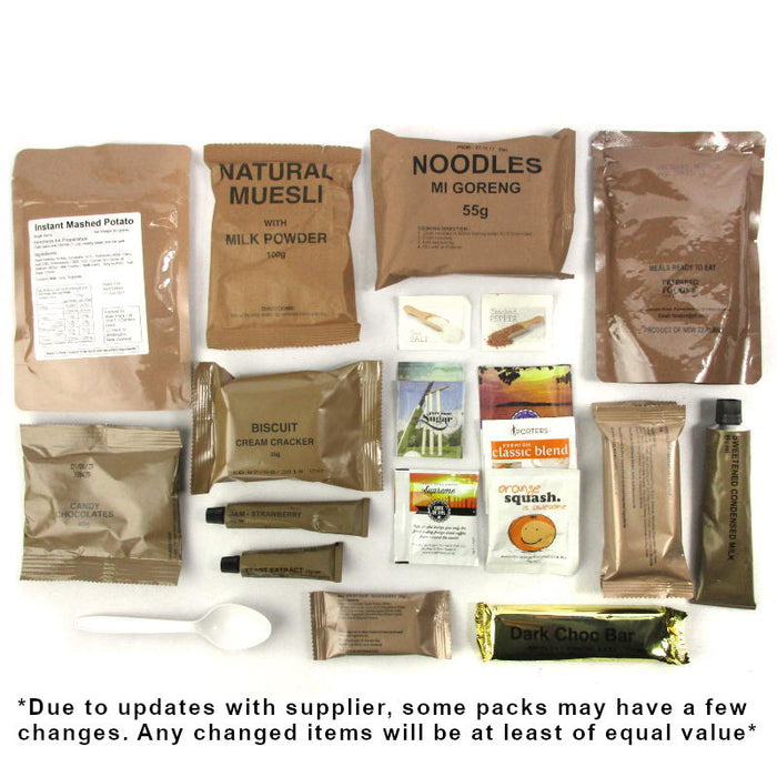 24hr Ration Pack - Army and Outdoors - MRE