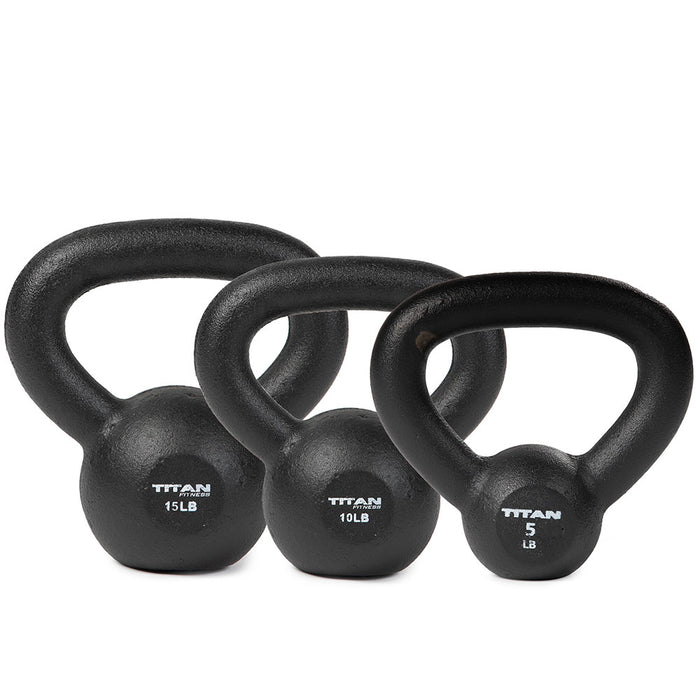 30 LB Set Cast Iron Kettlebells