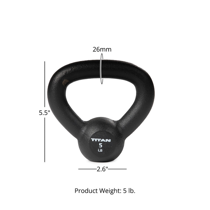 5 LB Cast Iron Kettlebell