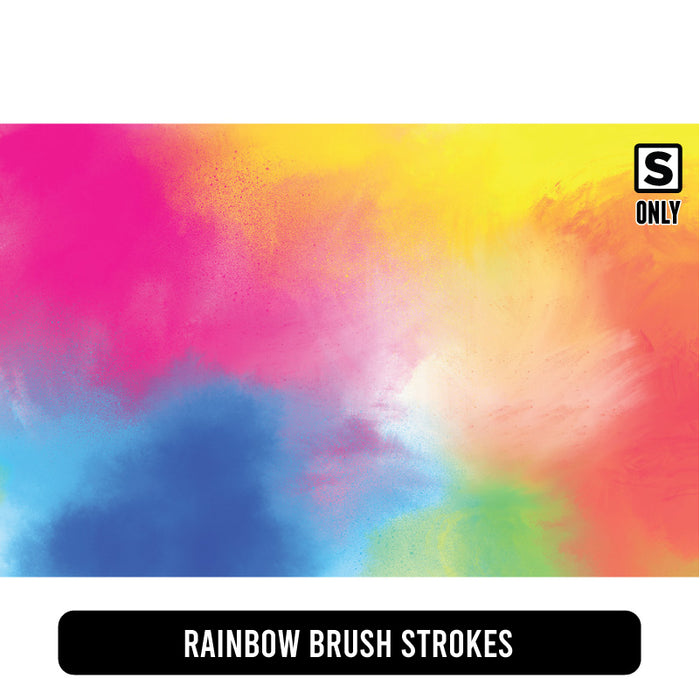 Rainbow Brush Strokes