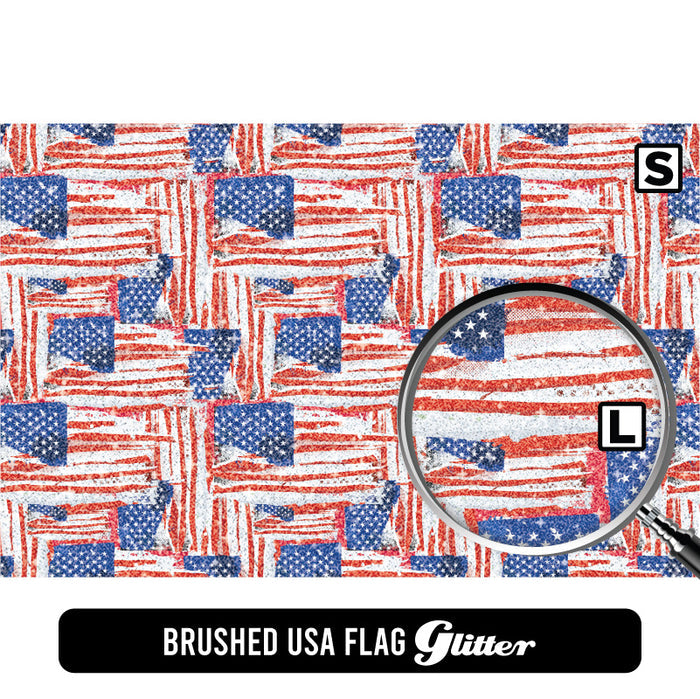 Brushed USA Flag
