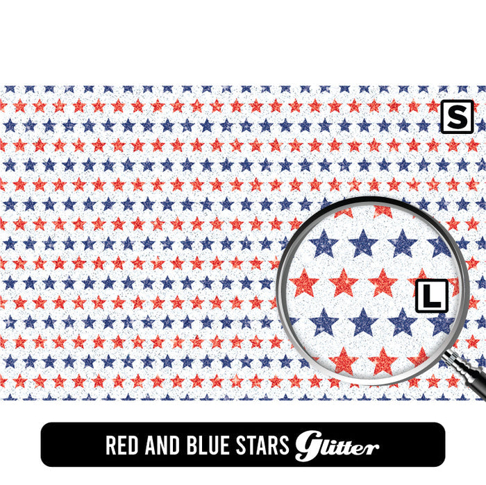 Red and Blue Stars