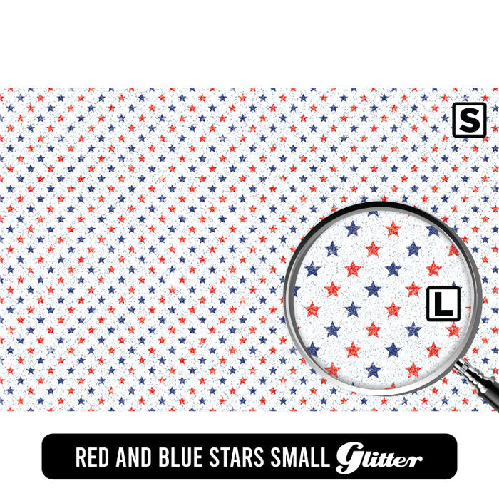 Red and Blue Stars Small