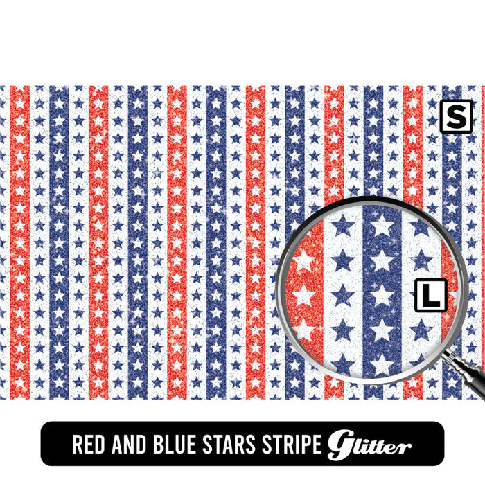 Red and Blue Stars Stripe