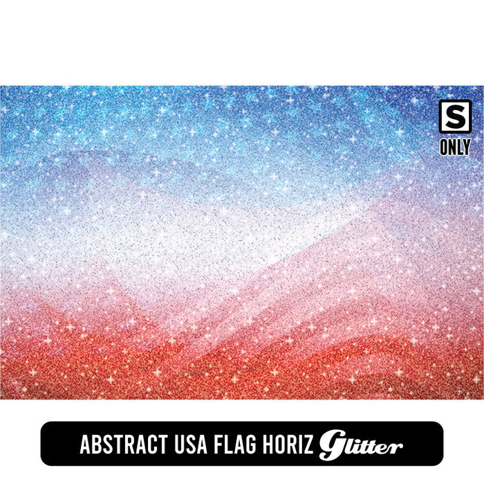 Abstract USA Flag Horiz
