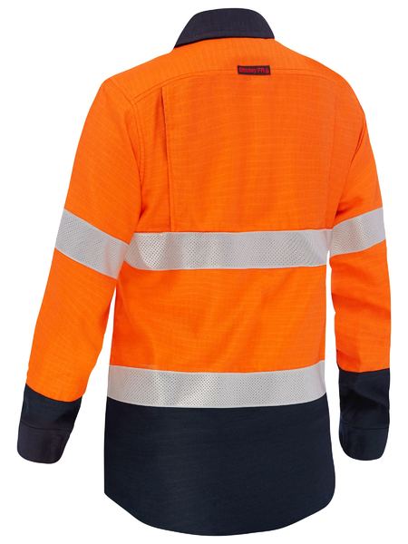 Apex 185 Women's Taped Hi Vis Fr Vented Shirt BL8438T