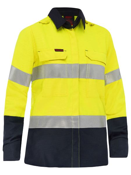 Apex 185 Women's Taped Hi Vis Fr Vented Shirt BL8438T