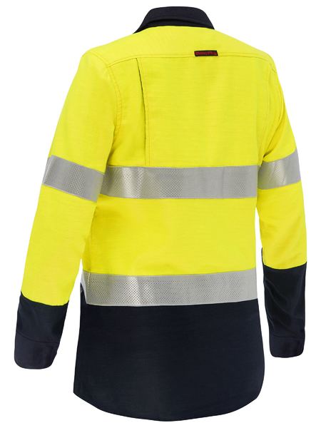 Apex 185 Women's Taped Hi Vis Fr Vented Shirt BL8438T