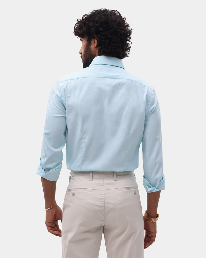 Aqua Textured Shirt - Staple