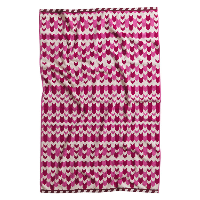 Arlette Bath Sheet - Fuchsia