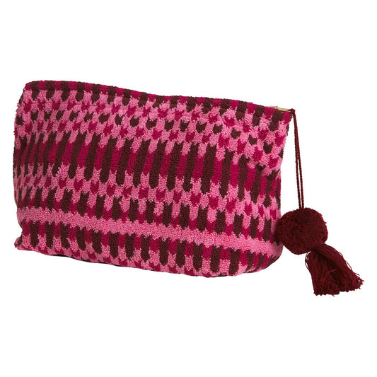 Arlette Terry Pouch - Cosmo Pink Large