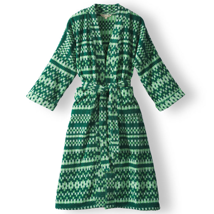 Arlette Towelling Robe - Forest XS/S