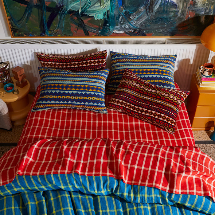 Arlette Velvet Printed Pillowcase - Capri Standard