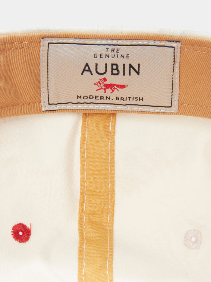 Aubin Ecru Arnside Twill Fox Cap | Hats