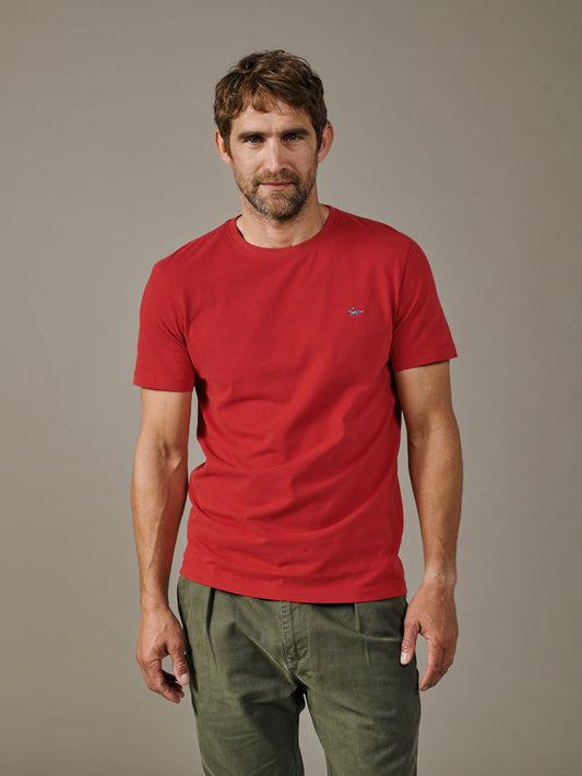 Aubin Rouge Aubin Organic Cotton T-Shirt | Classic Tee