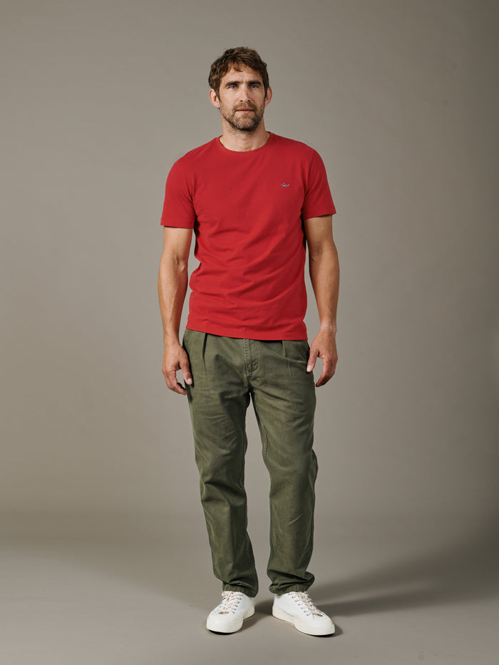 Aubin Rouge Aubin Organic Cotton T-Shirt | Classic Tee