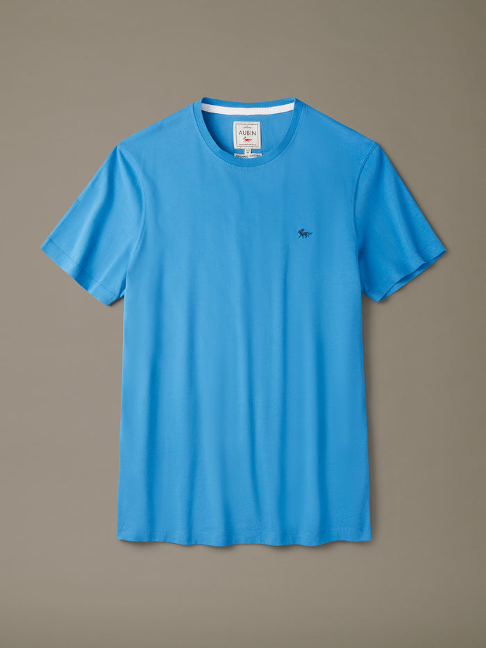 Aubin Cobalt Aubin Organic Cotton T-Shirt | Classic Tee